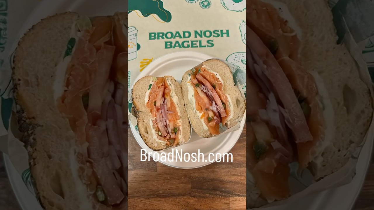 Broad nosh bagel deli, Bagels near me, best bagels nyc, breakfast near me, deli near me Broad Nosh Bagel Deli Catering NYC