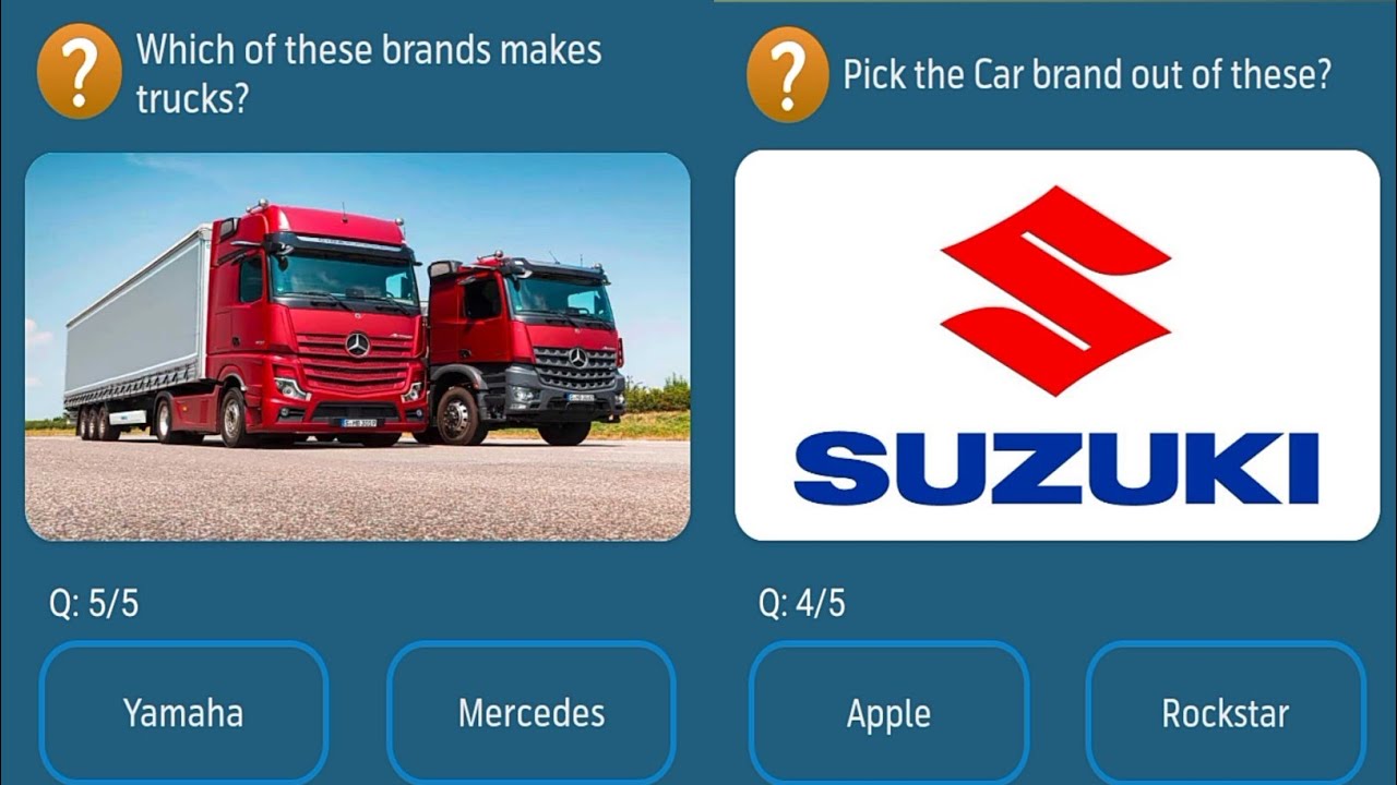 Which of these brands makes trucks? Pick the Car brand out of these? Quiz With