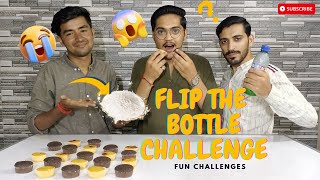 CupCake Bottle Flip Challenge | Flip And Eat | |Bottle Flip Challenge | Fun Challenges