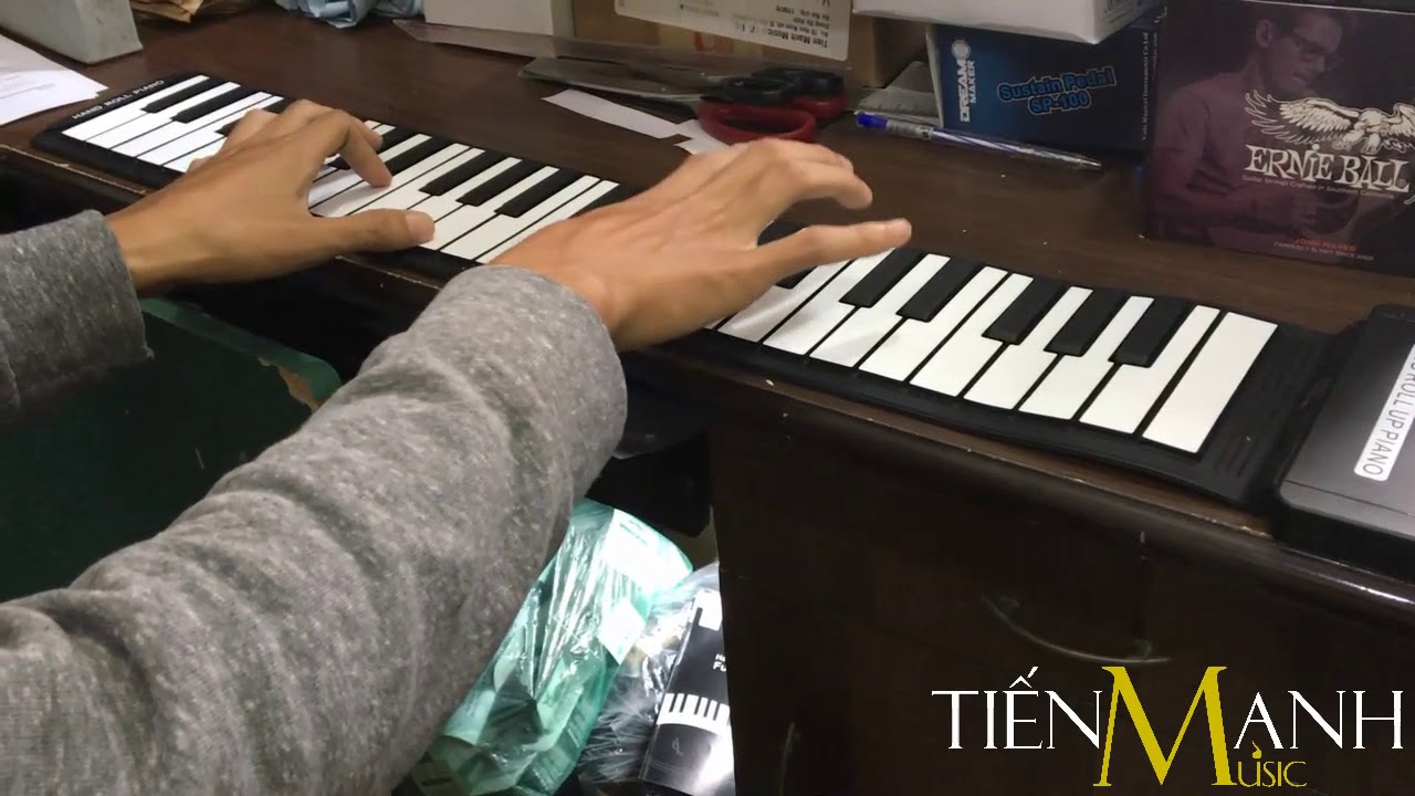 Piano cuộn dẻo không loa Konix MD49S – Ngẫu hứng "For Elise"