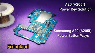 Power Key Ways/Samsung A20 (A205f)  power key solution/Power Button problem/No Power Key