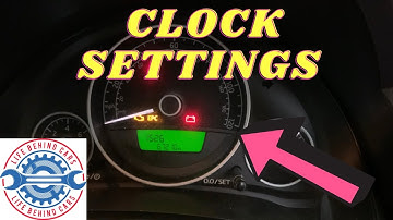 Skoda Citigo Clock Settings