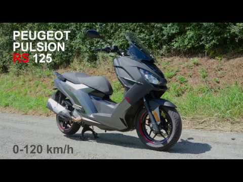 Peugeot Pulsion RS 125 cm3 0-120 km/h acceleration