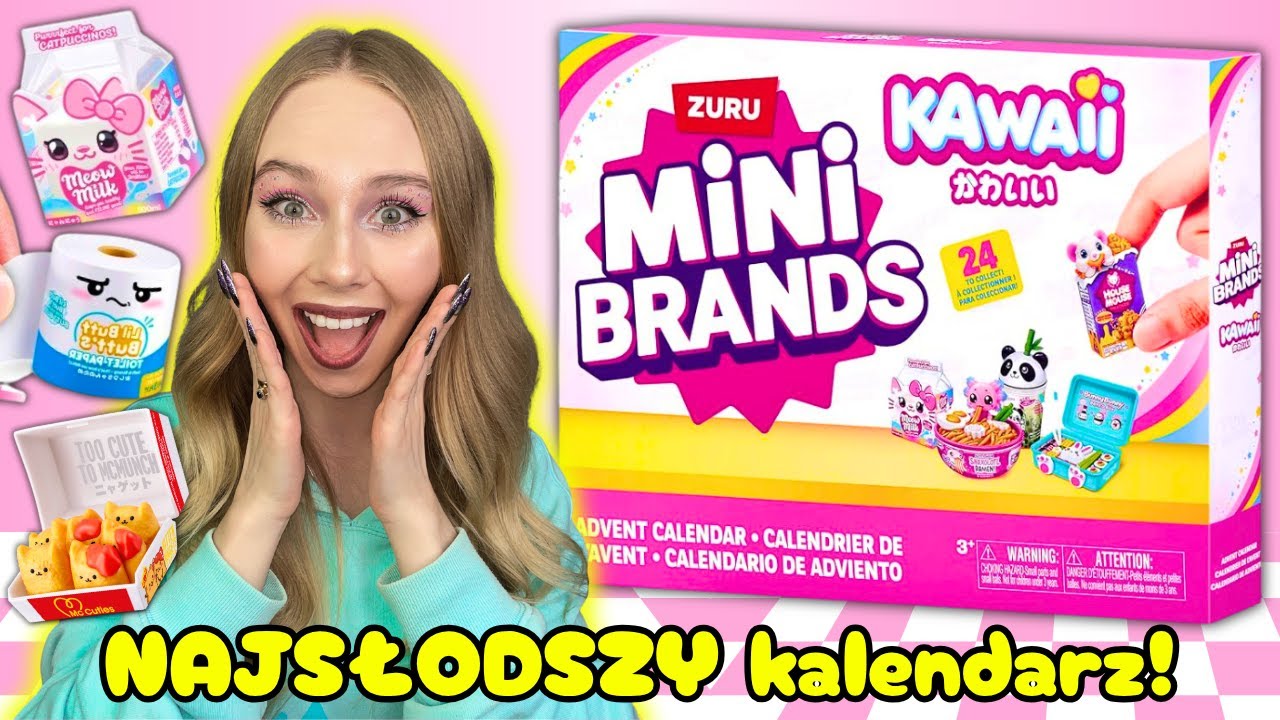 NAJSŁODSZY Kalendarz Adwentowy w 2025 Mini Brands KAWAII 🍰 | Kawaii | Mini Brands | Zuru | Pattje