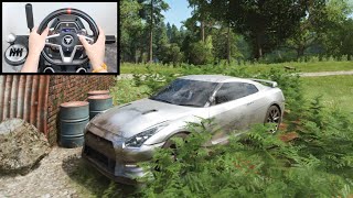 Rebuilding Nissan R35 GTR - Forza Horizon 4 (New Thrustmaster Steering Wheel) Gameplay