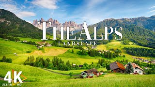 FLYING OVER THE ALPS (4K UHD) I Relaxing Music Along With Beautiful Nature Videos | 4K VIDEO ULTRAHD