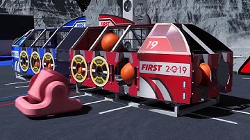 2019 FIRST Robotics Competition Destination  Deep Space Game Animation
