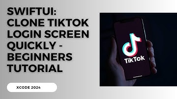 SwiftUI Tutorial: TikTok Login Screen Clone - Xcode Tutorial 2024