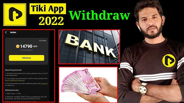 Tiki apps payment withdrawal kaise kare | tiki apps withdraw | tiki apps change bank account detail