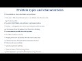 AI - L 08 - Problem types and characteristics, Space and search