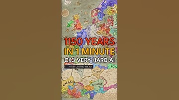 WEST EUROPE & AFRICA - Crusader Kings 3 with Very Hard AI Enabled - AI Only Timelapse