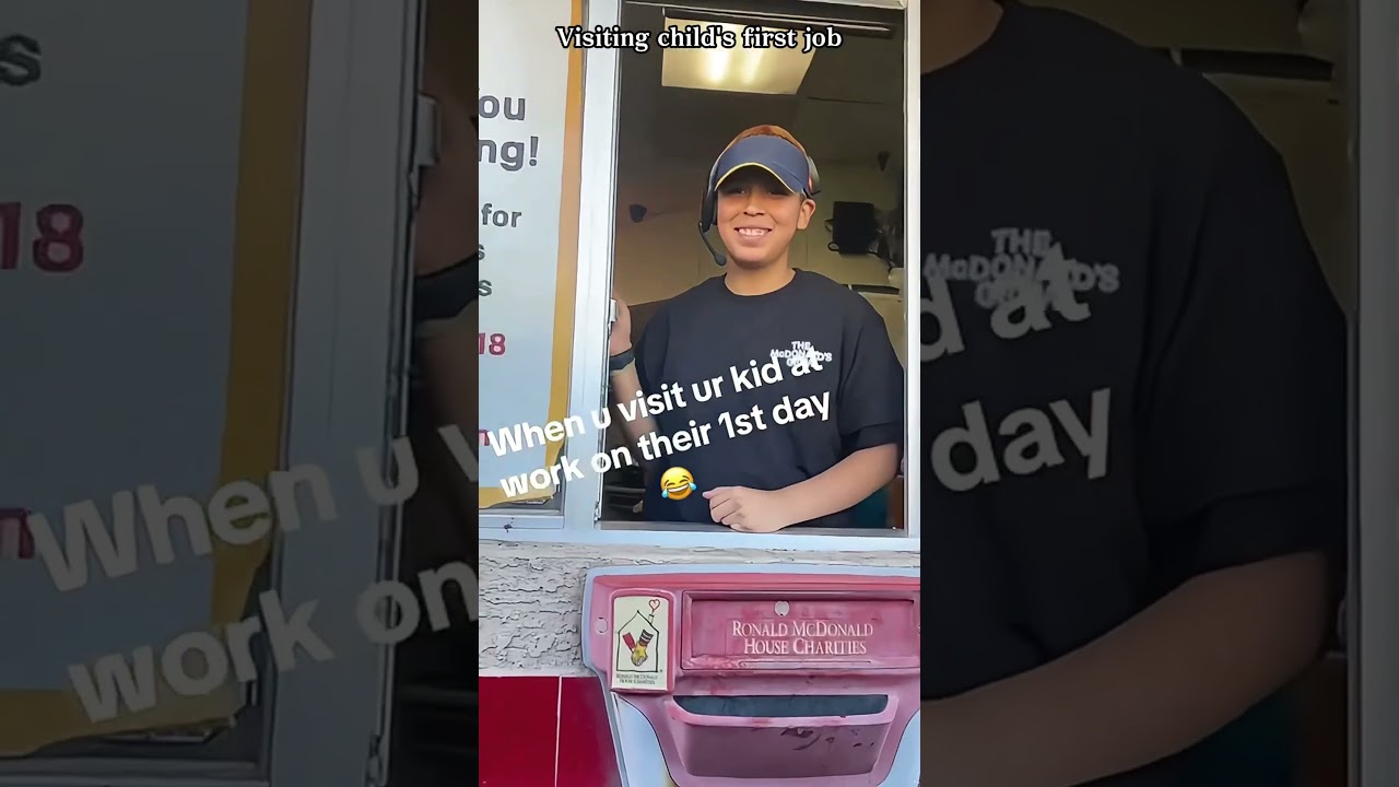 Proud parent moment first job visit! 