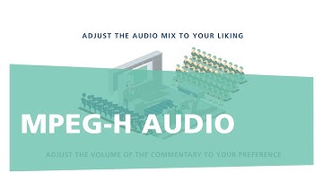 MPEG-H AUDIO: Next Generation Audio for UHD, Streaming and VR