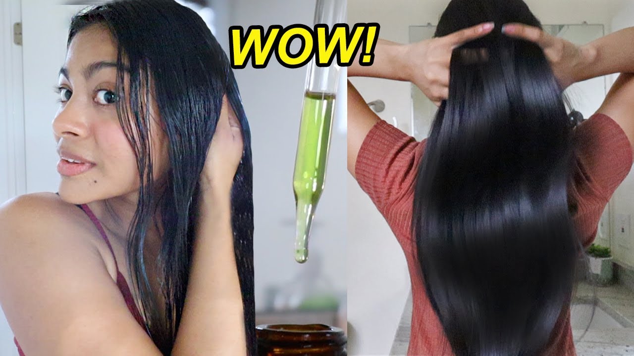 I left PURE AMLA OIL on my hair overnight & THIS HAPPENED! *before & after  results* - YouTube