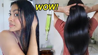 I left PURE AMLA OIL on my hair overnight & THIS HAPPENED! *before & after results* screenshot 5