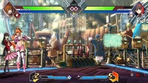 BBTag Makoto/Ruby Midscreen 214B Crossup Combo
