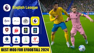 eFootball 2024 The Ultimate Patch ! New Mod to Unlock All Teams, Kits, and get a New Scoreboard