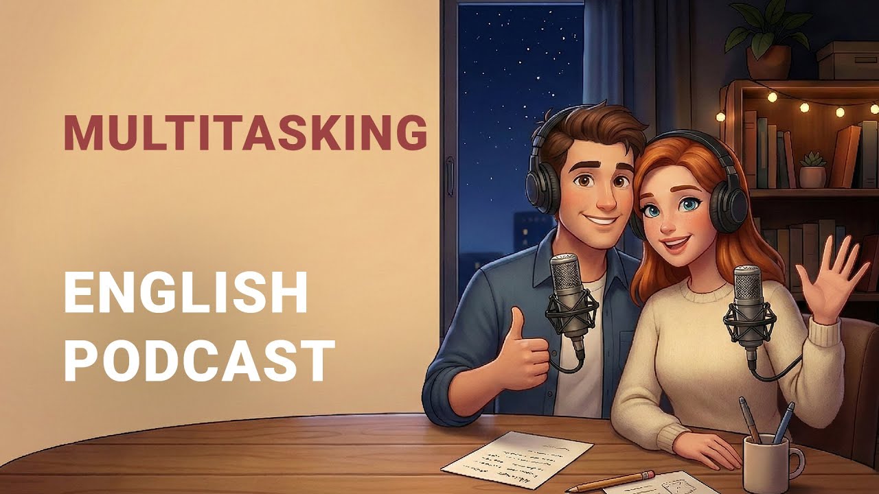 English podcast for learning |Multitasking | English Listening Practice
