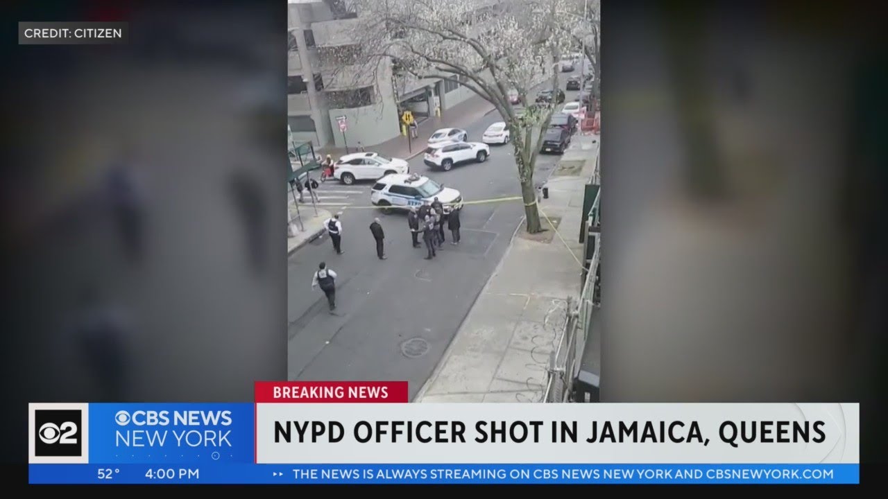 NYPD officer shot in Queens YouTube