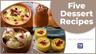 Tasty Satvic 15-Minute Dessert Recipes | Satvic Movement | ISH News image