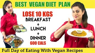 Easy Indian Vegetarian Diet Plan For Weight Loss Fast-  Vegan Diet Plan for PCOS \ PCOD
