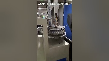 group cutlery spoon automatic packing machine ,line with robot