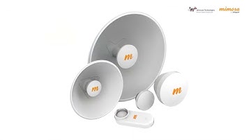 Mimosa Networks  C5x PTMP PTP Modular Radio Overview