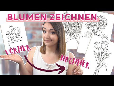 Video: So Erstellen Sie Ihre Eigenen Zeichnungen Auf Blumen