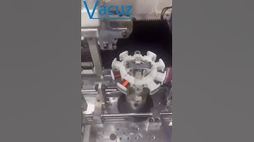 Vacuz Two Stations Automatic BLDC Brushless Drone Outer Stator Motor Coil Needle Winding Machine