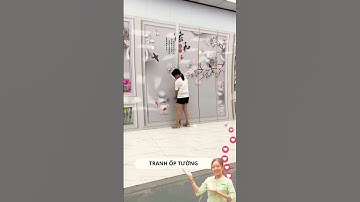 Thi công tranh tráng gương 3d ốp tường tại tphcm #shorts #tranh3d  #tranhtrangguong