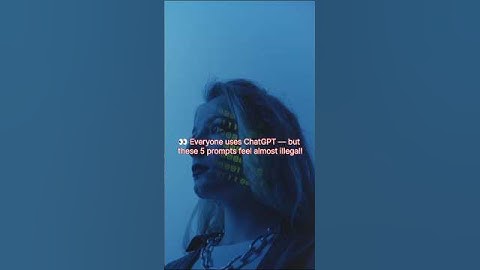 🤖 5 ChatGPT Prompts That Feel ILLEGAL (Try These!) 🚀#ai #tech #shortvideo #facts #chatgpt #ytshorts