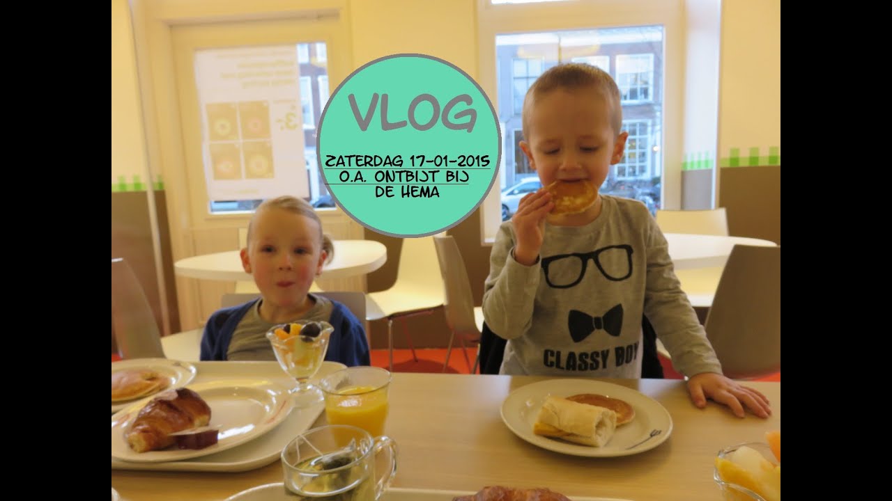 VLOG: zaterdag 17-01-2015, oa ontbijt hema, speeltuin