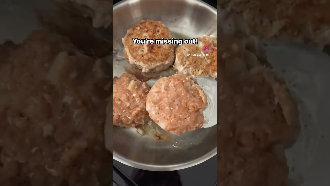 If you haven't made these simple ground chicken burgers...