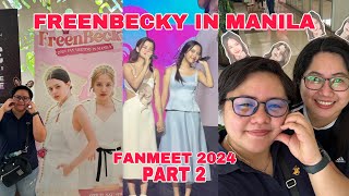 FREENBECKY FANMEET IN MANILA (2024) Part 2 #freenbeck #freensarocha #beckyarmstrong #gaptheseries