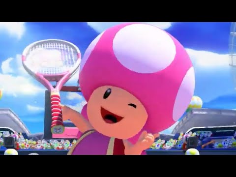 Mario Tennis Ultra Smash - Toadette Gameplay