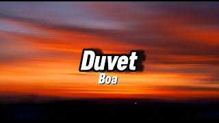 Duvet - BOA (Lyrics)