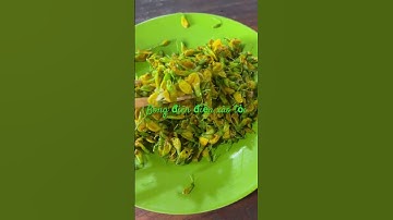 Bông điên điển xào tỏi