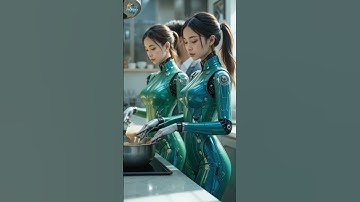 AI & Aprons – Future Kitchens in Soft Sci-Fi #FutureRoboHub #AI #Robotics #TechInnovation