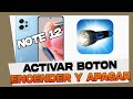 Como Activar Boton de Encender y Apagar la Linterna en Xiaomi Redmi Note 12