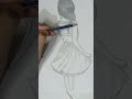 Girl back drawing              drawing viral like subscribe girl