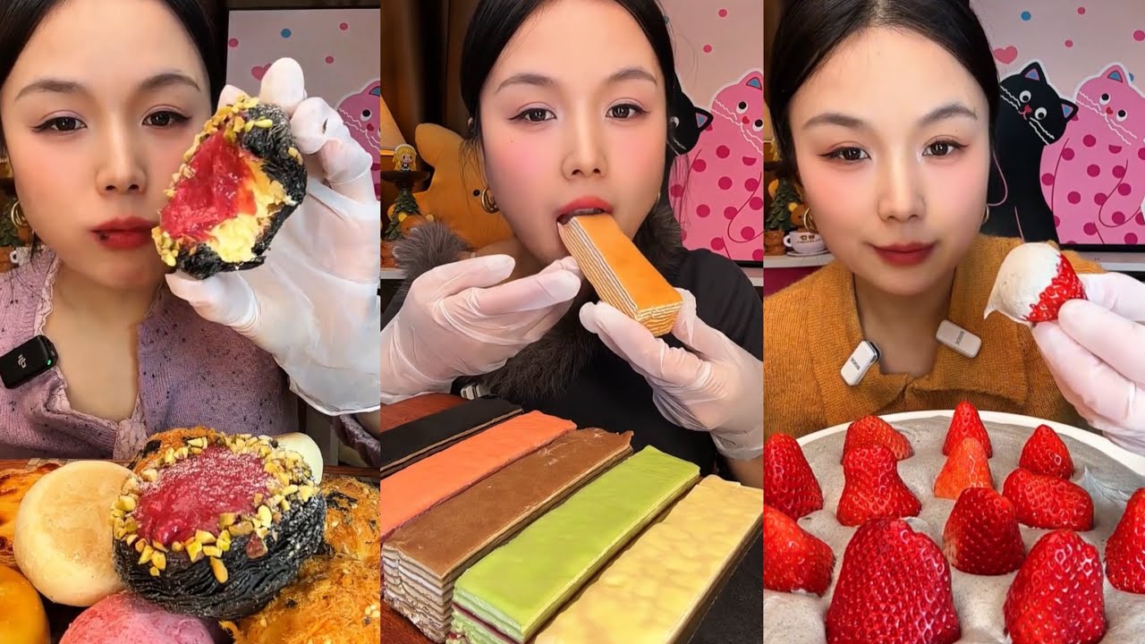 Dessert Mukbang Eating Cake | Mukbang Eating Show 🍰🍫