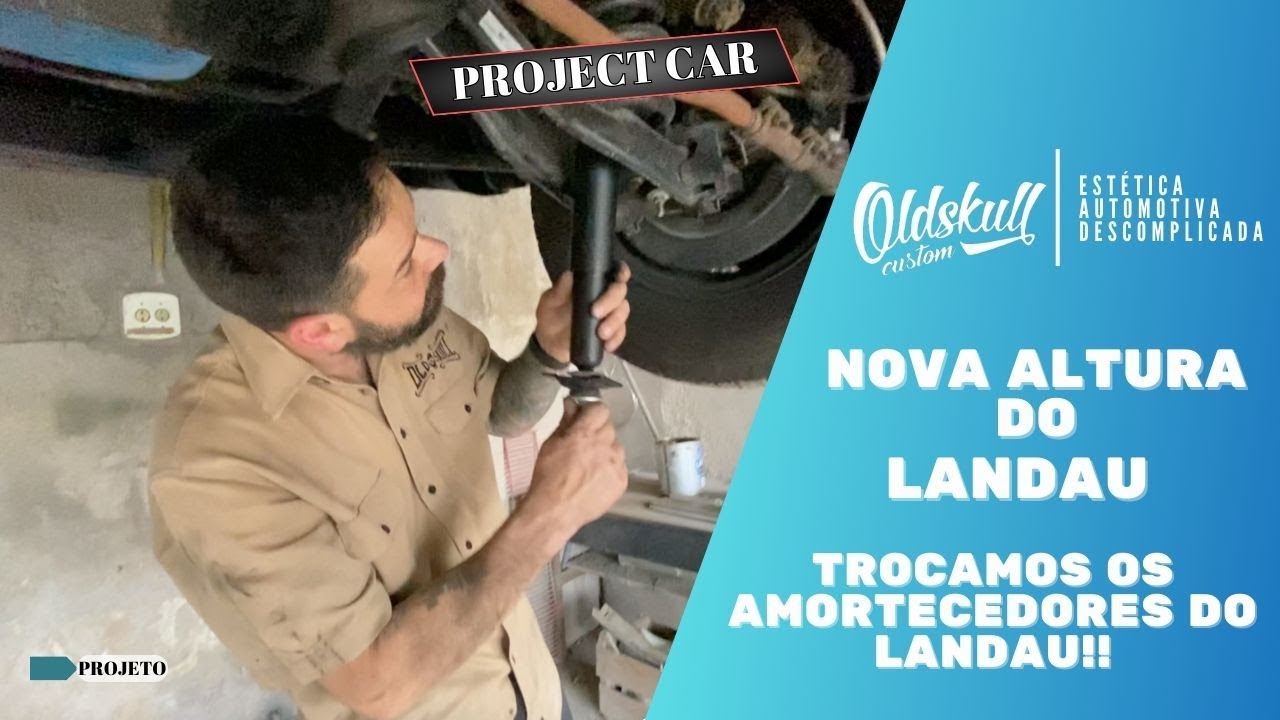 NOVA ALTURA DO NOSSO LANDAU - INSTALAMOS OS NOVOS AMORTECEDORES FEITOS PELA ZERO AMORTECEDORES!!