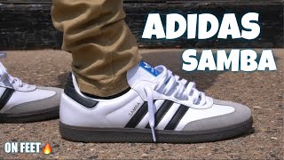Adidas Samba On Feet & Review