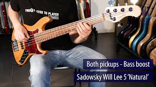 Sadowsky Metroline Will Lee Live Demo - Bassfreaksnet