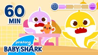 PEEKABOO! Is Baby Shark a Good Babysitter? |  Compilation | Best Episodes | Baby Shark 