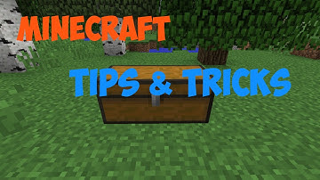 Minecraft - Tips and Tricks 1.8 : Episode 11 :: Inventory Management