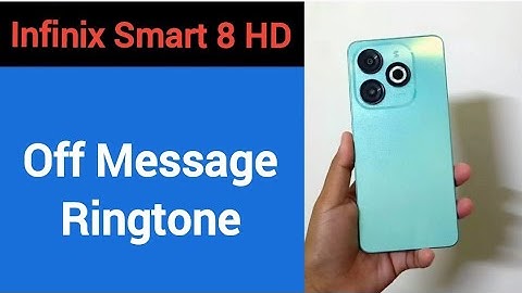 How to turn off message ringtone Infinix Smart 8 HD, message sound band kaise karen, message problem