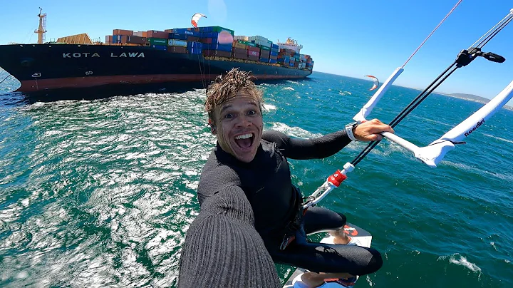 We kited to a massive ship! KEVVLOG #5
