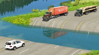 Cars vs Deep Water - BeamNG Drive - ⭐️⭐️⭐️ EPIC Compilation