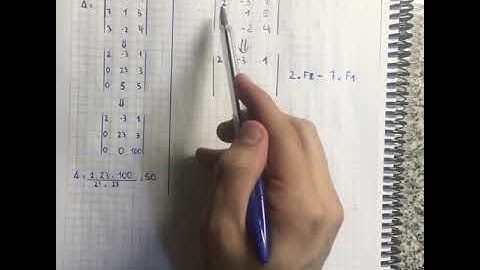 1. Determinantes - Método de Gauss